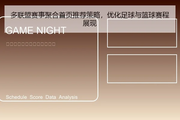 多联盟赛事聚合首页推荐策略，优化足球与篮球赛程展现
